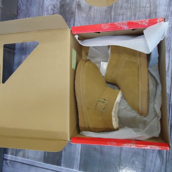 NIB. SIZE 10(toddler kids). Pawz by Bearpaw Amy kids genuine suede bootie boots. - Picture 11 of 12